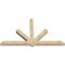 Ekena Millwork Kennewick Rough Sawn Timber Gable Bracket, Douglas Fir, 108"W x 63"H x 6"D x 6"F, 14/12 Pitch GBW108X63X0606KEN00RDF - alternate 2